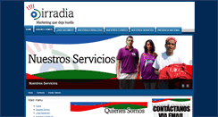 Desktop Screenshot of irradia.com.mx