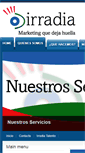 Mobile Screenshot of irradia.com.mx
